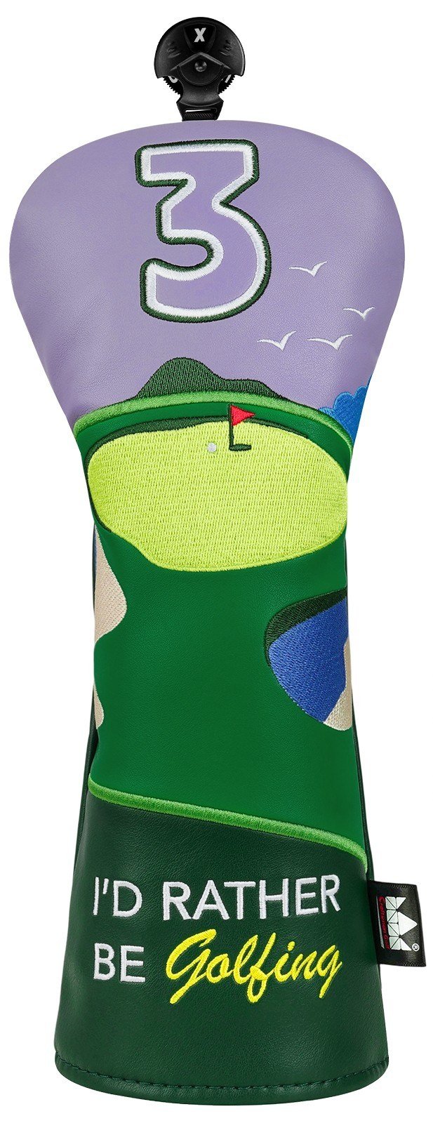I´d rather be Golfking Fairway headcover