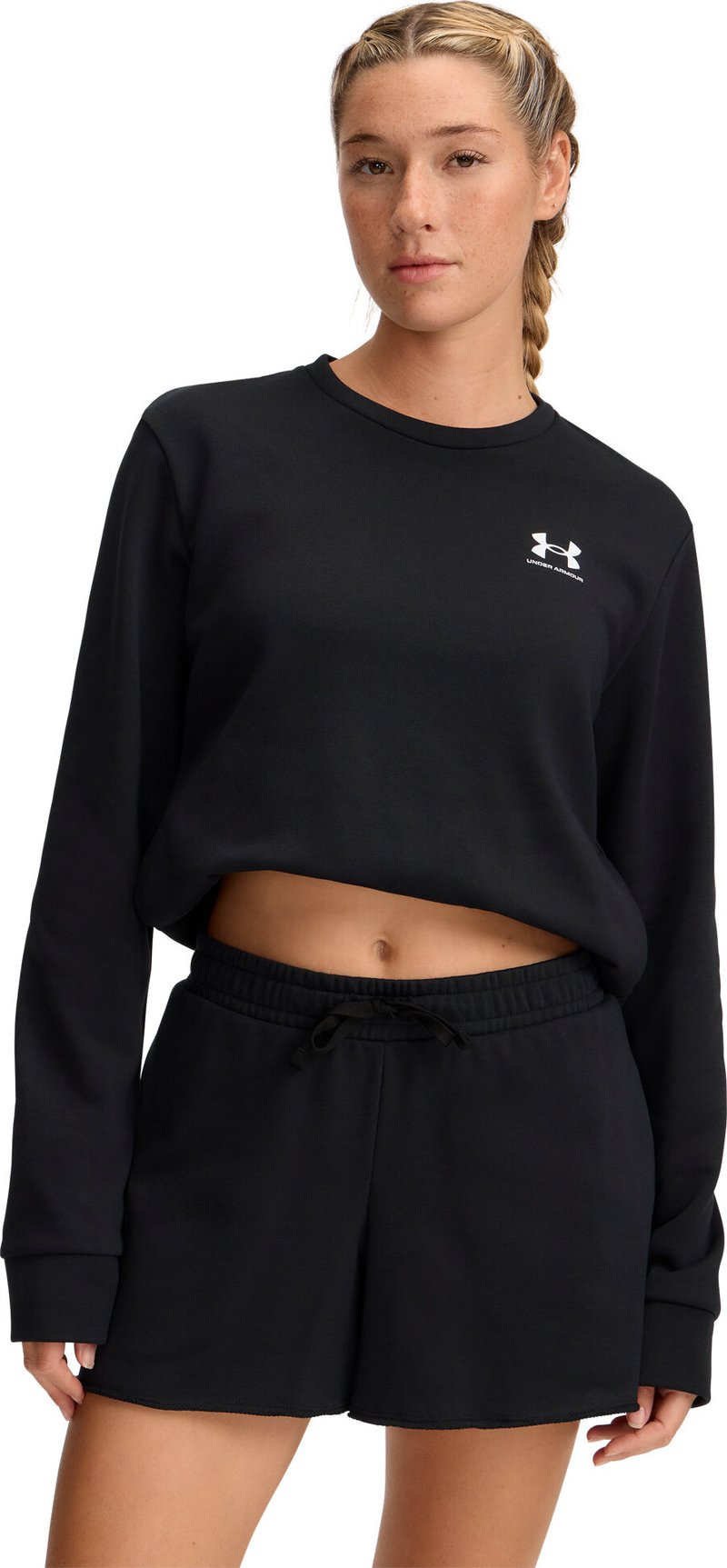 Under Armour Rival Terry Crew damska bluza, czarna