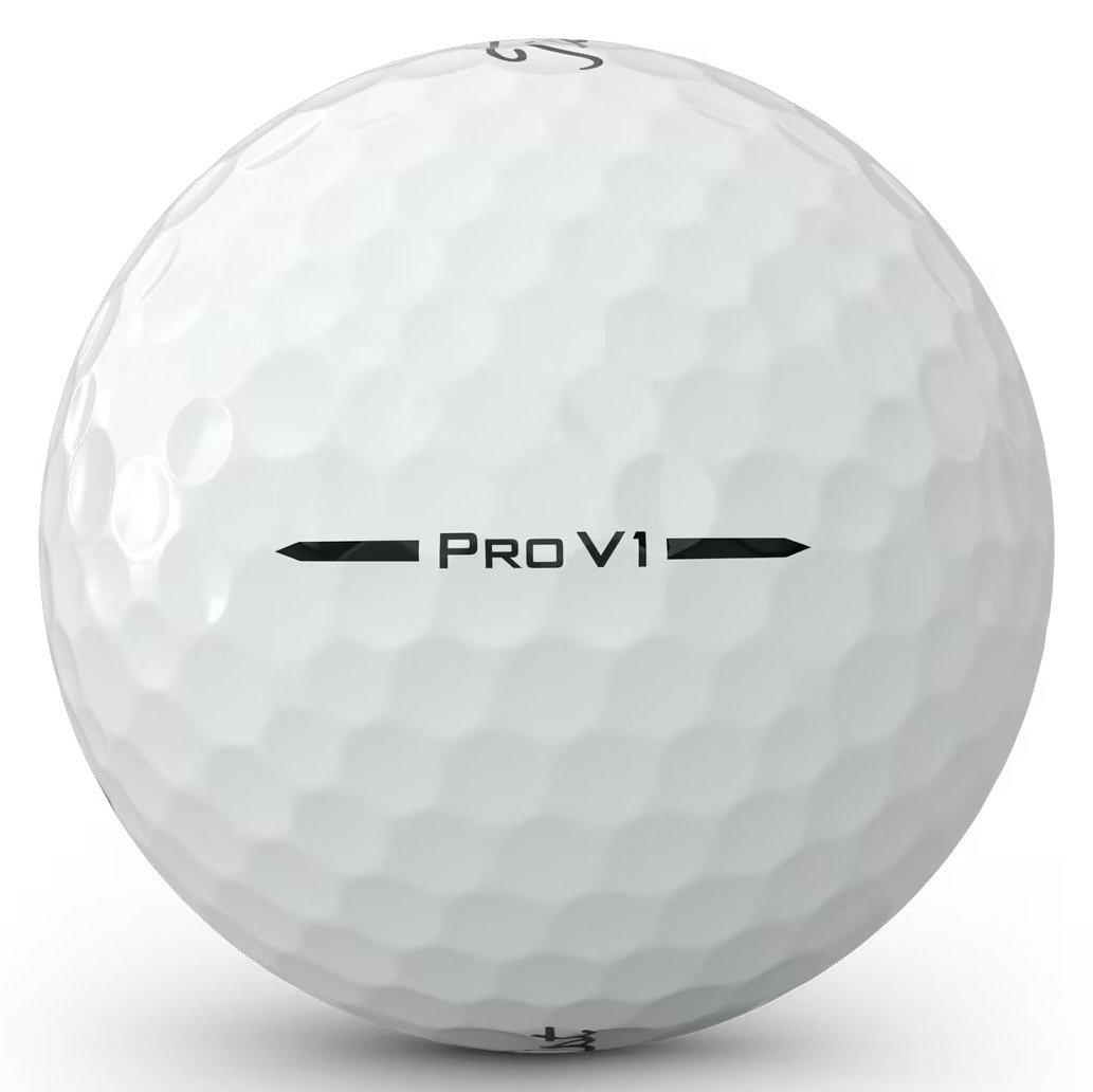 Titleist Pro V1 piłki golfowe, tekst kolor: czarny, standardowa numeracja 1-4, Tekst: X - 3 piłki