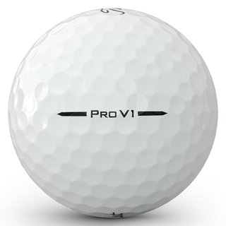 Titleist Pro V1 piłki golfowe, tekst kolor: czarny, standardowa numeracja 1-4, Tekst: X - 3 piłki