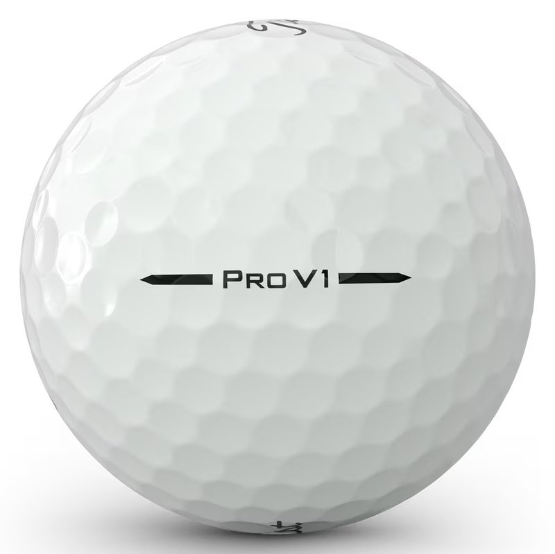 Titleist Pro V1 piłki golfowe, tekst kolor: czarny, standardowa numeracja 1-4, Tekst: X - 3 piłki