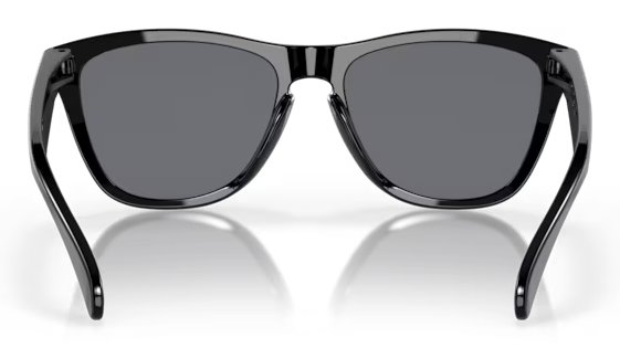 Oakley Frogskins Polished Black w/ Grey okulary golfowe