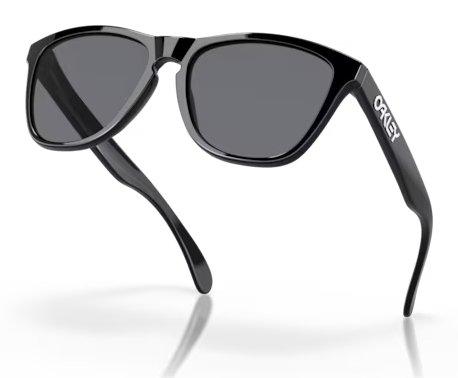 Oakley Frogskins Polished Black w/ Grey okulary golfowe