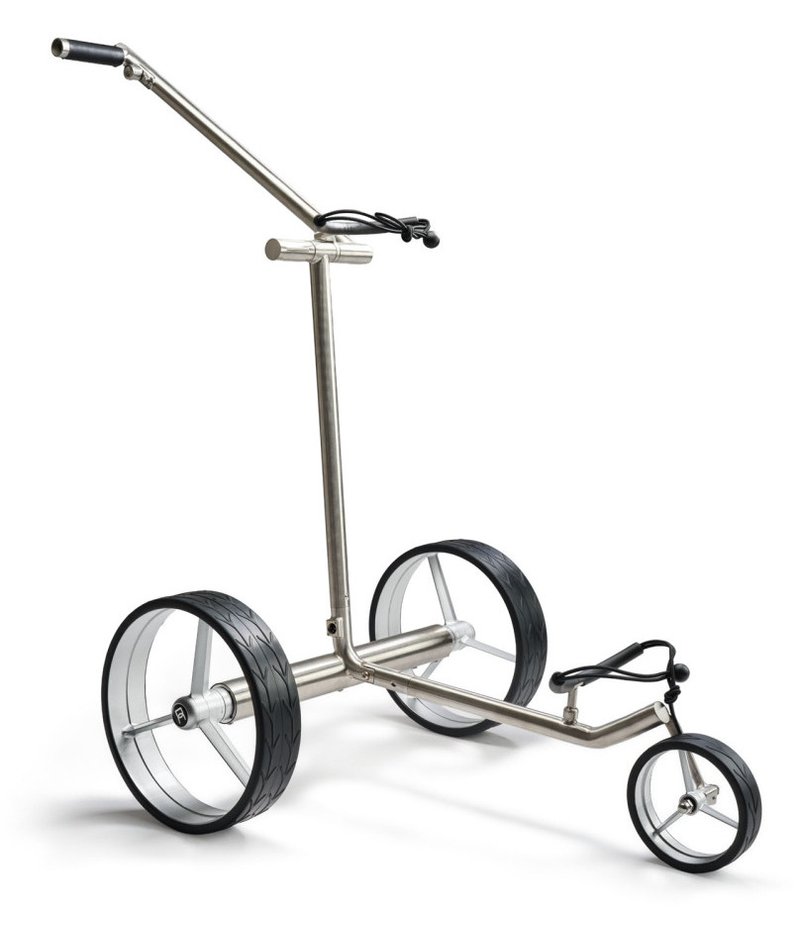 Davies Caddy Premium L elektryczny wózek, czarne/szare koła
