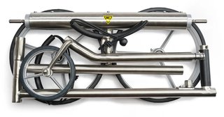 Davies Caddy Premium L Brush elektryczny wózek, srebrny