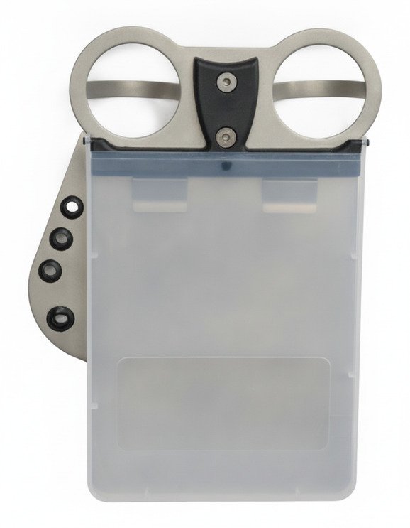 Davies Caddy Titan Scorecard Holder (plastic cover) akcesoria do wózka, tytanowy