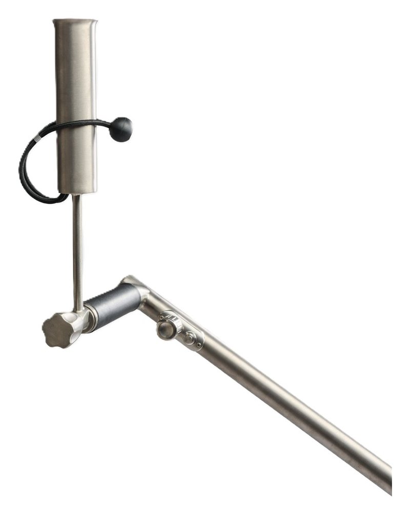 Davies Caddy Titan Adjustable uchwyt na parasol do wózka, tytanowy