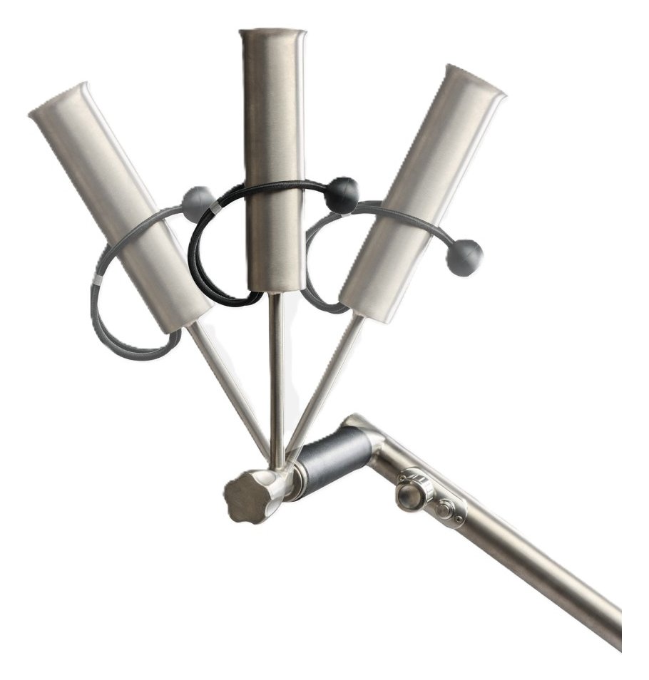 Davies Caddy Titan Adjustable uchwyt na parasol do wózka, tytanowy