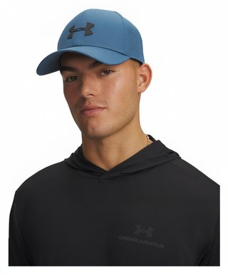 Under Armour Blitzing Low Storm Adj męska czapka z daszkiem, wham blue