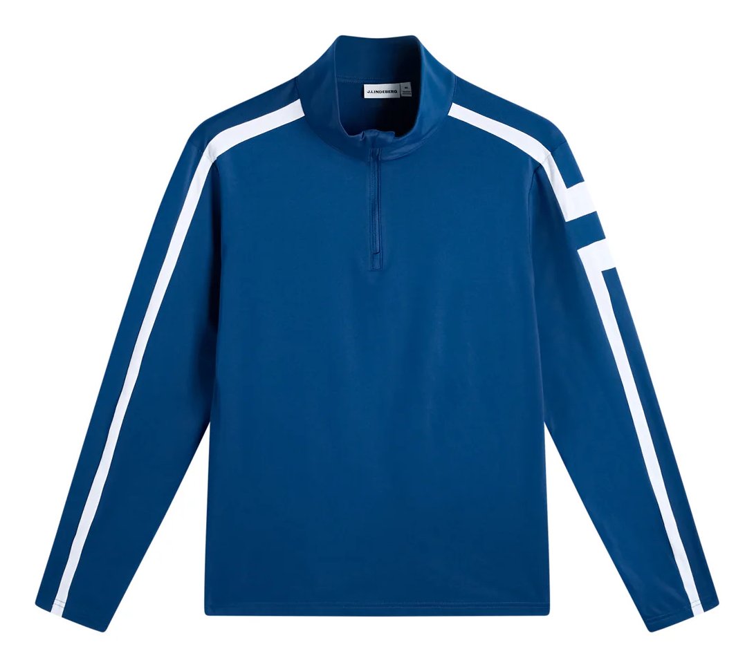 J.Lindeberg Keaton Quarter Zip Mid Layer męska bluza, Estate Blue