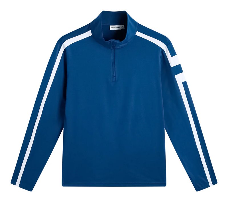 J.Lindeberg Keaton Quarter Zip Mid Layer męska bluza, Estate Blue