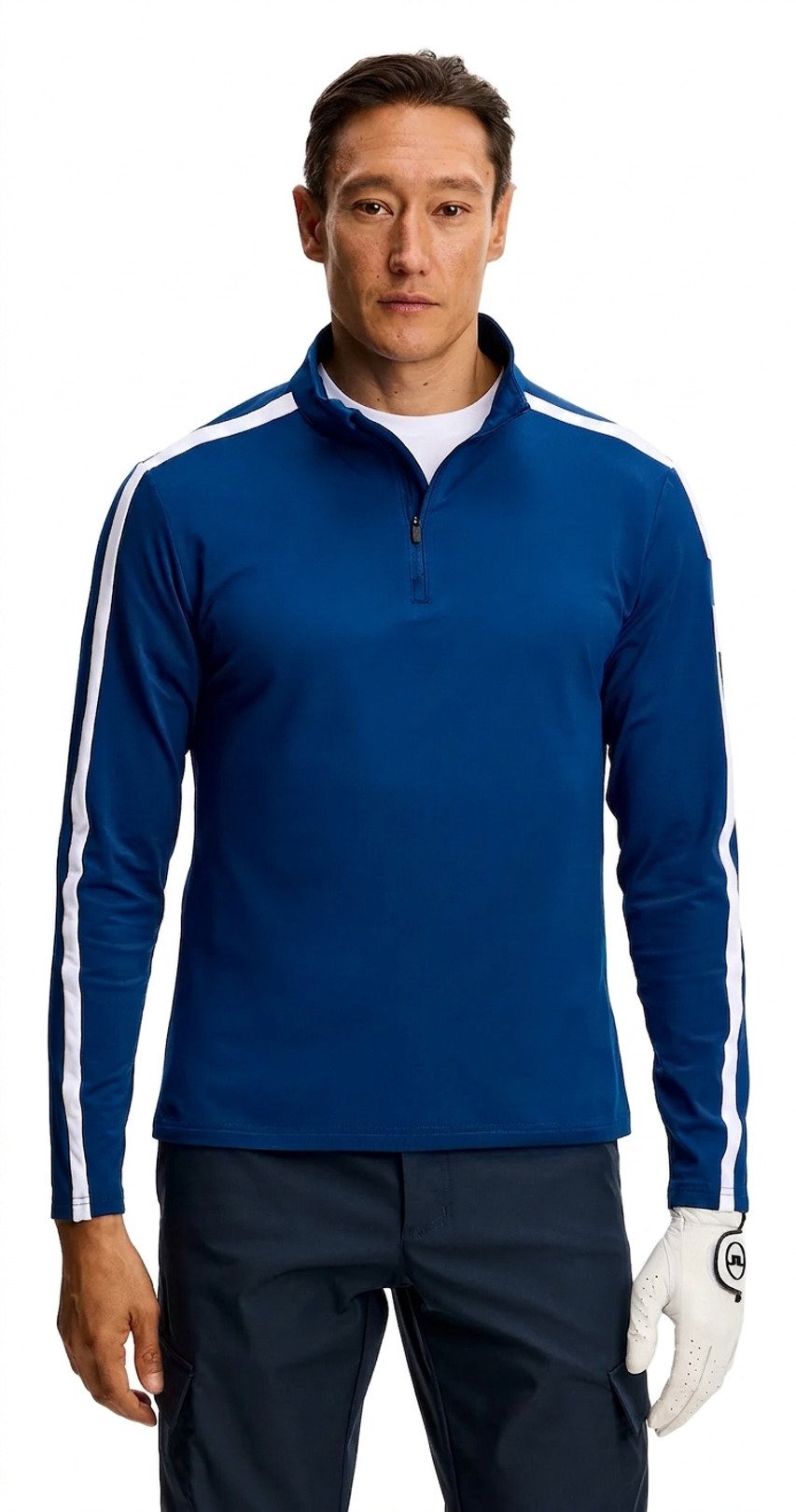 J.Lindeberg Keaton Quarter Zip Mid Layer męska bluza, Estate Blue
