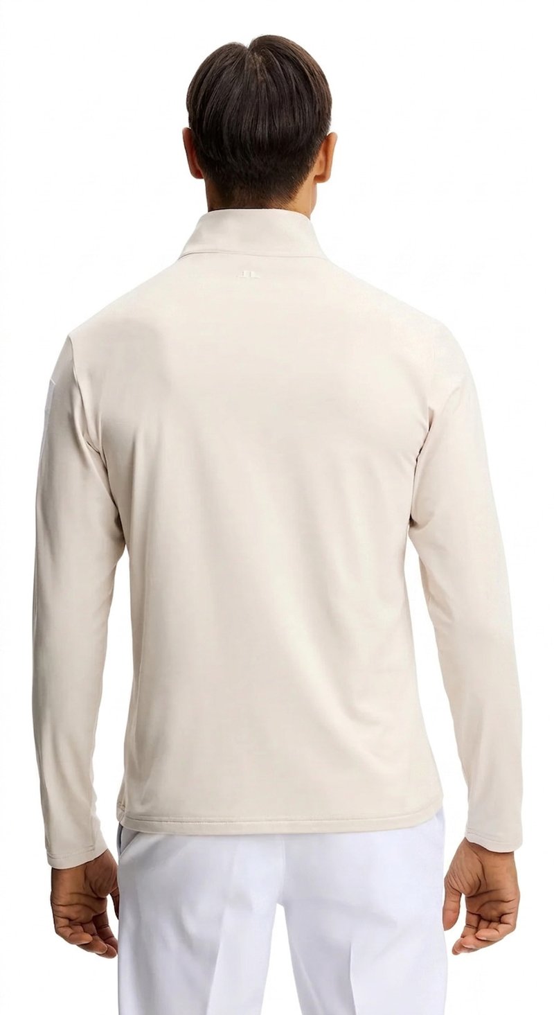 J.Lindeberg Keaton Quarter Zip Mid Layer męska bluza, Moonbeam