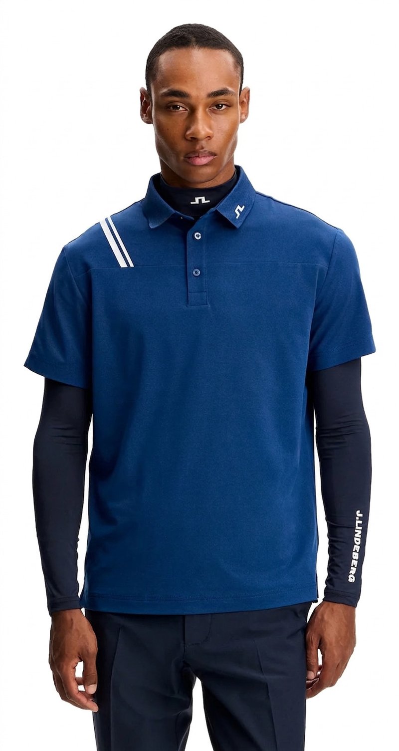 J.Lindeberg Fred Polo męskie polo, Estate Blue