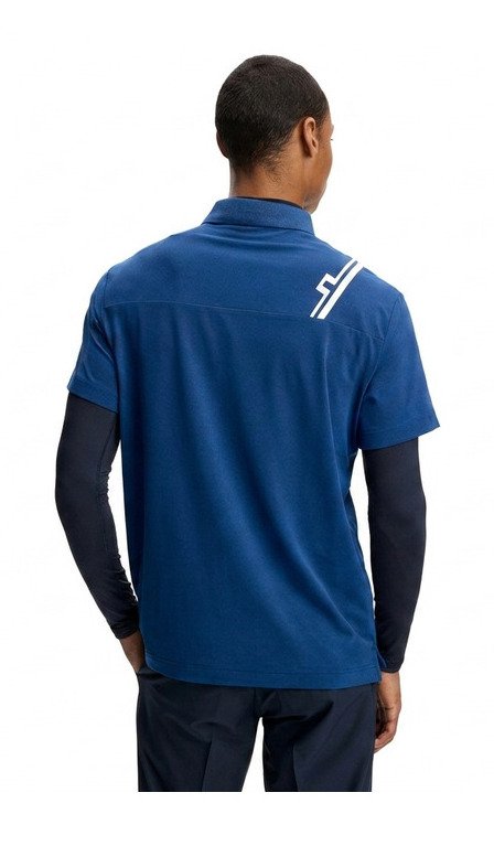 J.Lindeberg Fred Polo męskie polo, Estate Blue