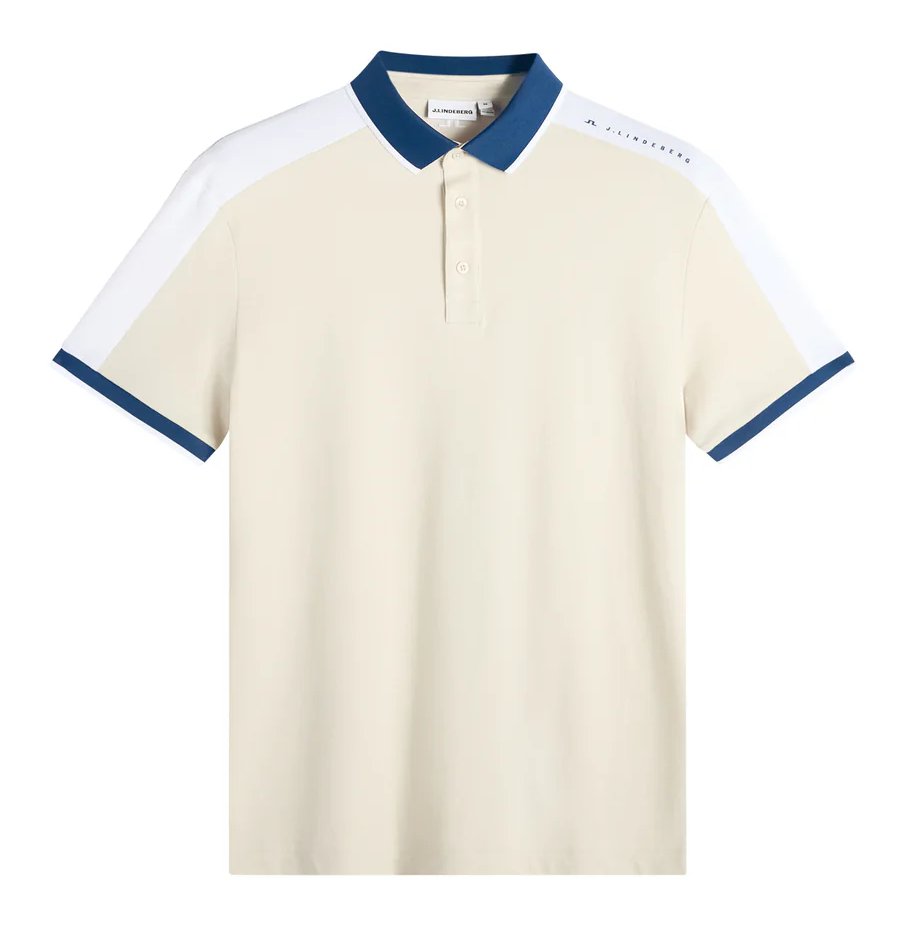 J.Lindeberg Jace Polo męskie polo, Moonbeam