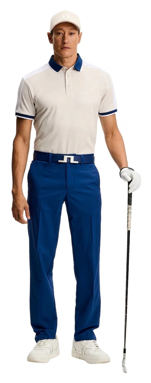 J.Lindeberg Jace Polo męskie polo, Moonbeam