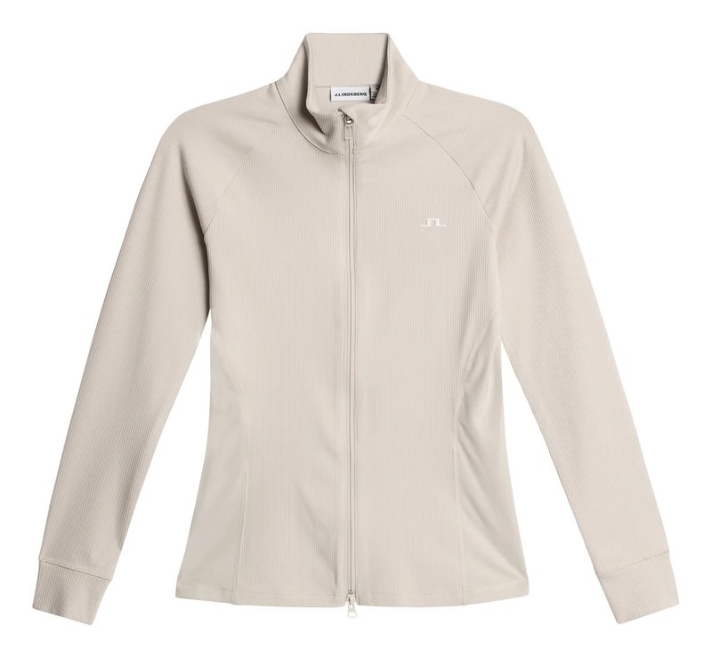 J.Lindeberg Mel Rib Mid Layer damska bluza, Moonbeam