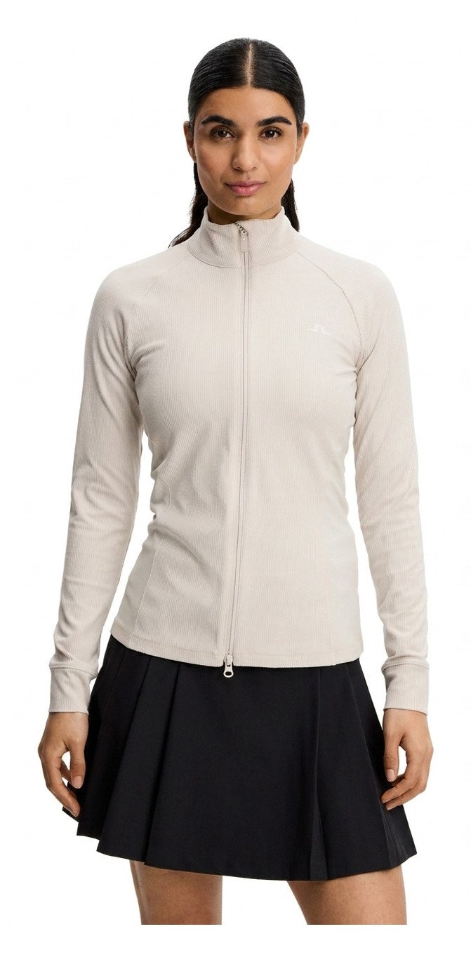 J.Lindeberg Mel Rib Mid Layer damska bluza, Moonbeam
