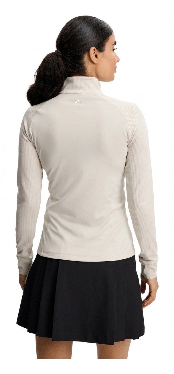 J.Lindeberg Mel Rib Mid Layer damska bluza, Moonbeam