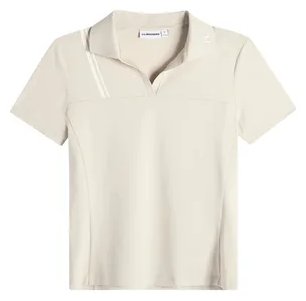 J.Lindeberg Melli damskie polo, moonbeam