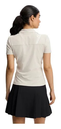 J.Lindeberg Melli damskie polo, moonbeam