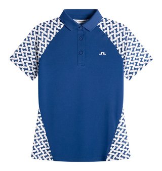 J.Lindeberg Chiara Polo damskie polo, Ladder Estate White