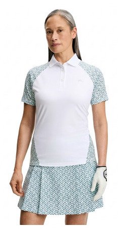 J.Lindeberg Chiara Polo damskie polo, Ladder White Bay