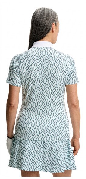 J.Lindeberg Chiara Polo damskie polo, Ladder White Bay