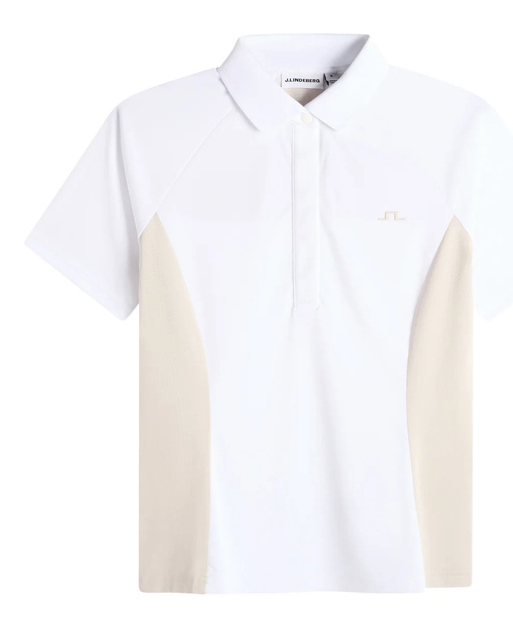 J.Lindeberg Isador damskie polo, białe