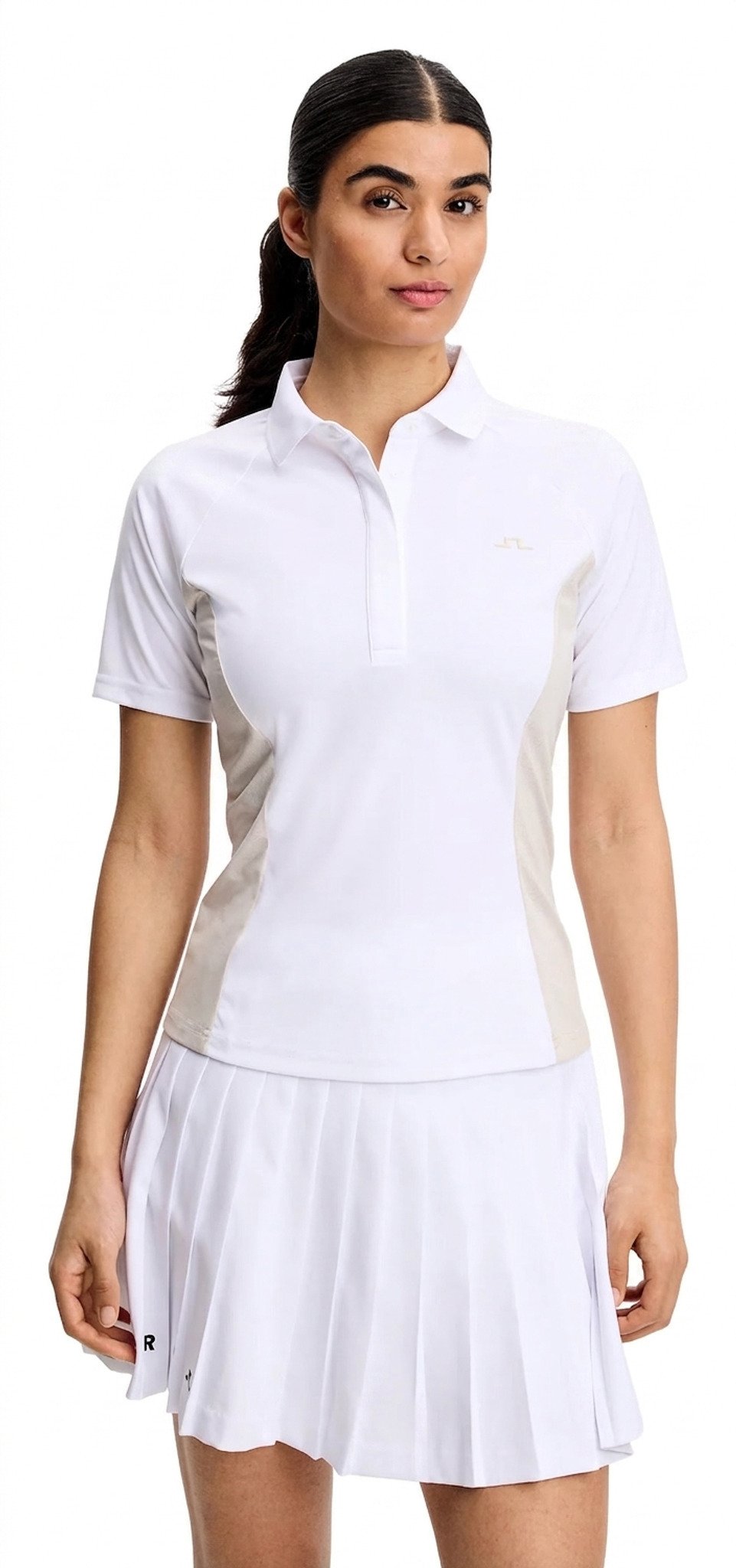 J.Lindeberg Isador damskie polo, białe