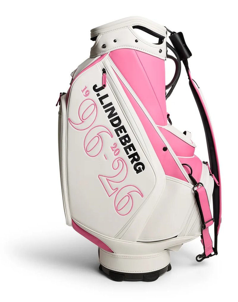 J.Lindeberg 30Y Staff Bag, biały