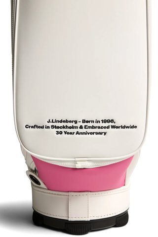 J.Lindeberg 30Y Staff Bag, biały