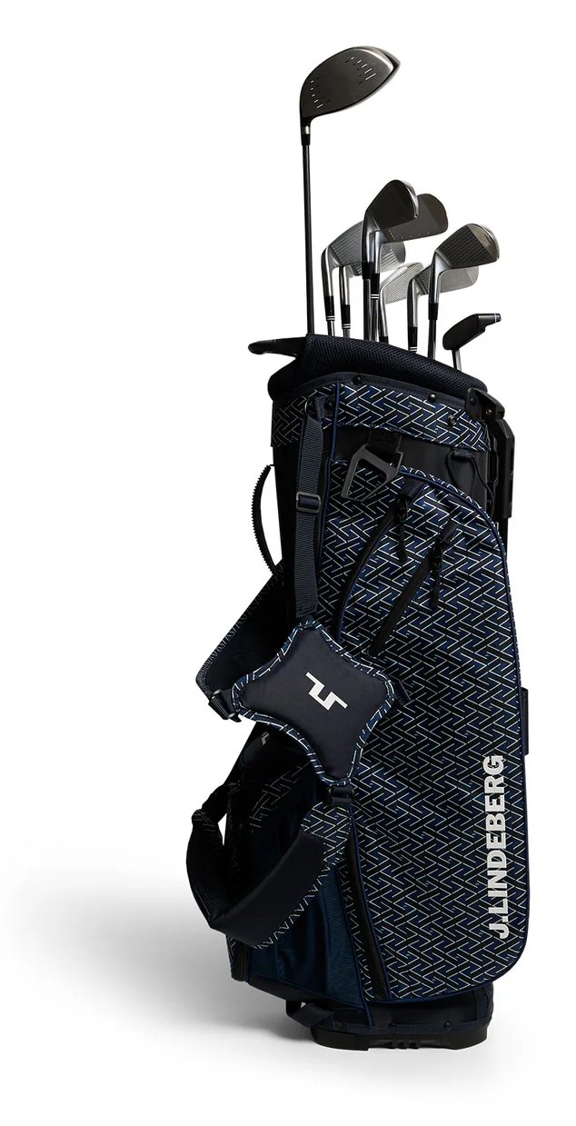 J.Lindeberg JL Flare Printed torba golfowa, Ladder Estate Navy