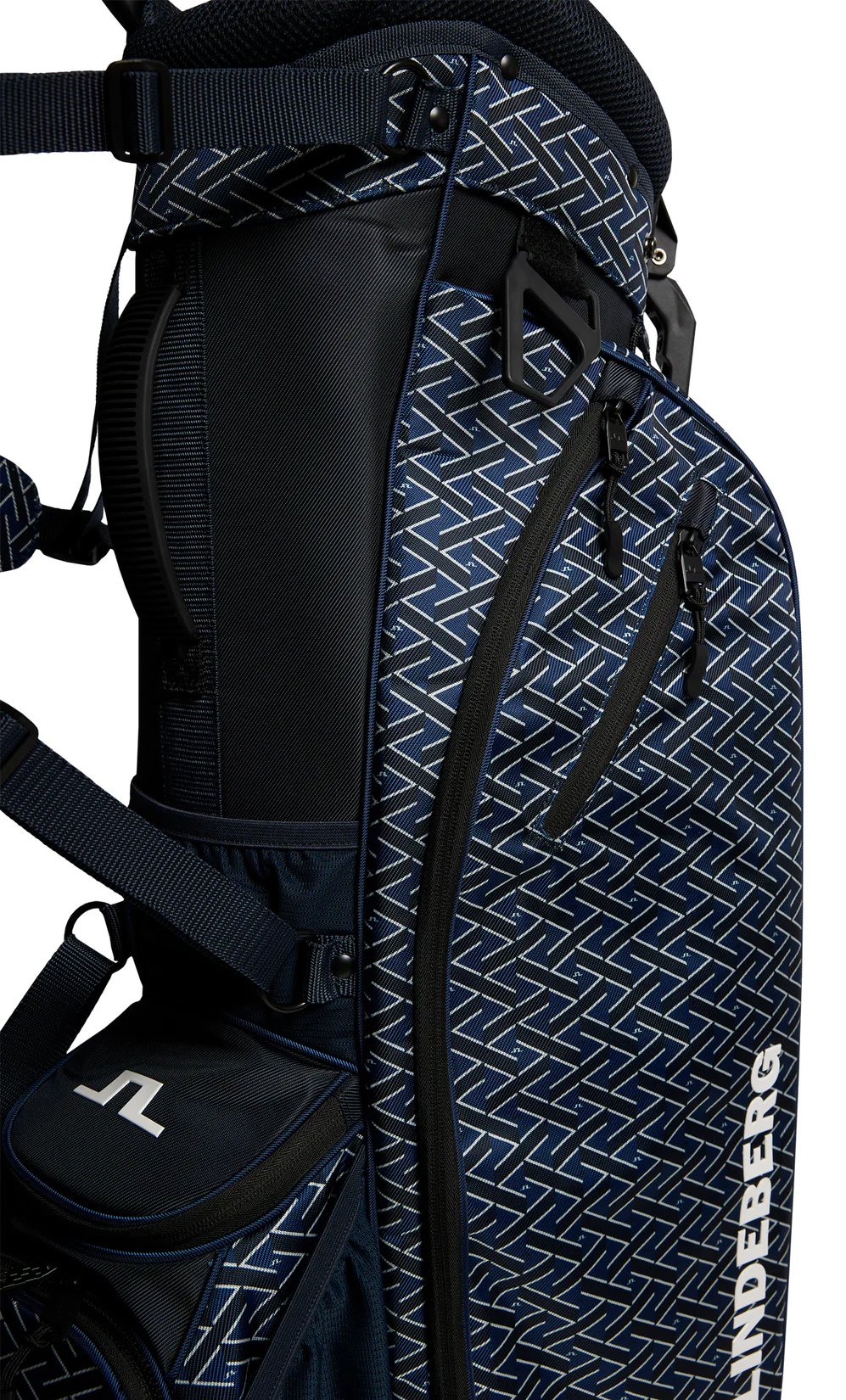 J.Lindeberg JL Flare Printed torba golfowa, Ladder Estate Navy