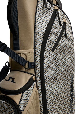 J.Lindeberg JL Flare Printed torba golfowa, Ladder White Kelp