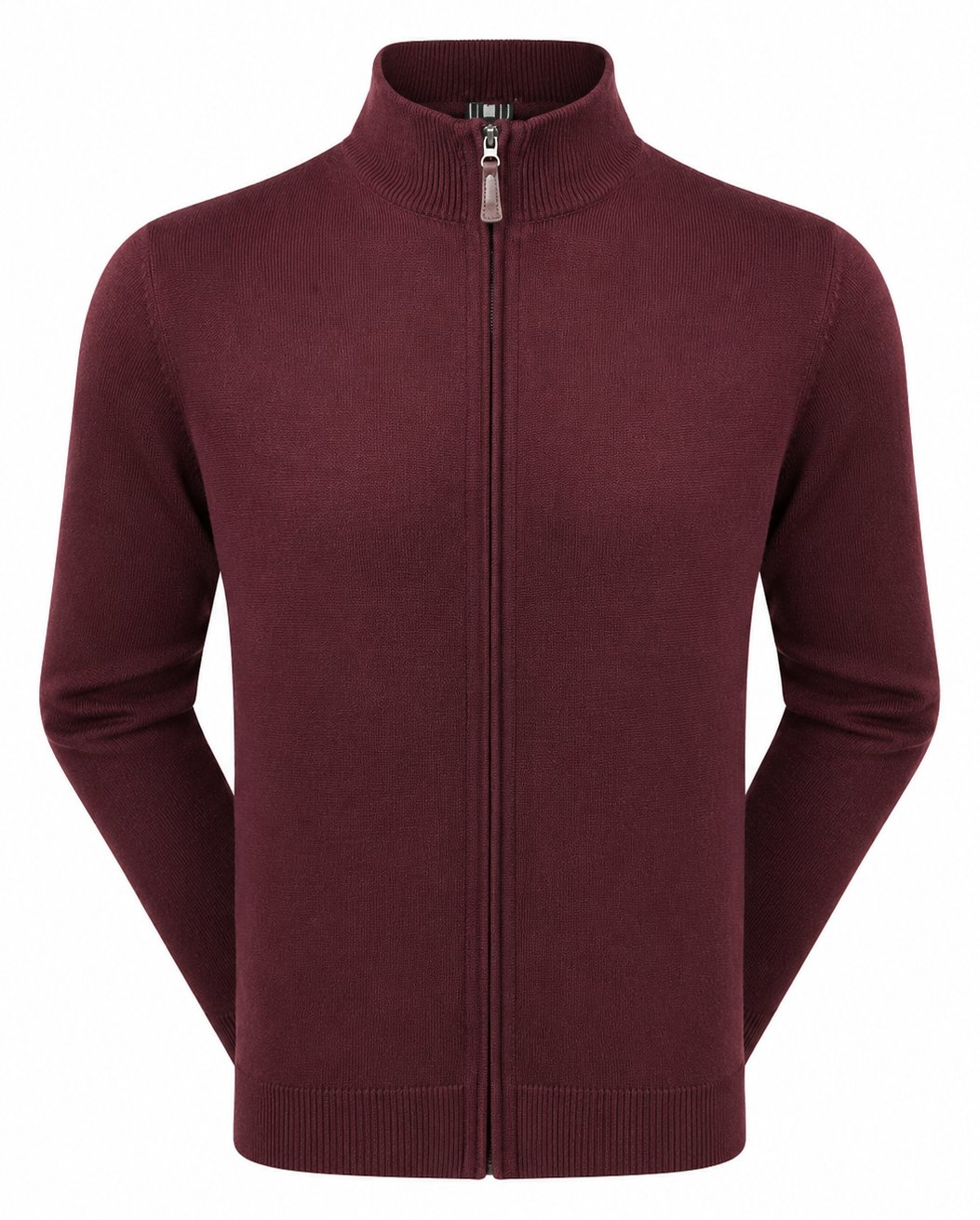 FootJoy drirelease Full-Zip Lined męski sweter, port