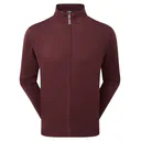 FootJoy drirelease Full-Zip Lined męski sweter, bordowy