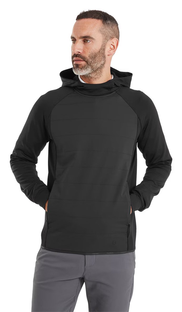 FootJoy ThermoSeries Hybrid męska bluza z kapturem, czarna