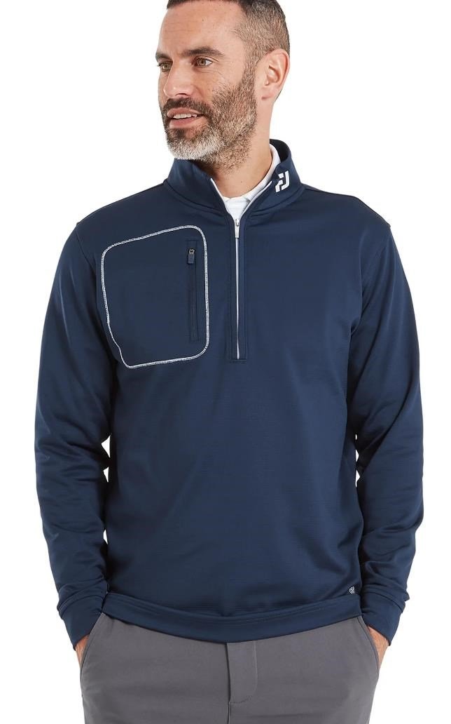 FootJoy TS Texture męski midlayer, granatowy