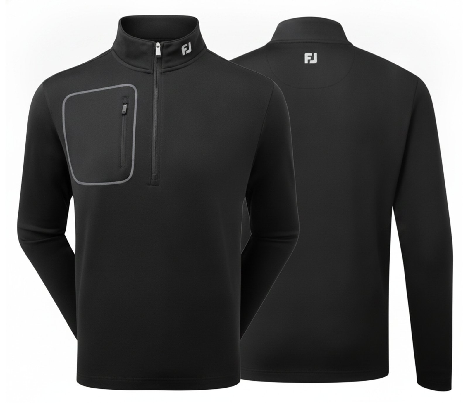 FootJoy ThermoSeries Texture Midlayer męska bluza, czarna