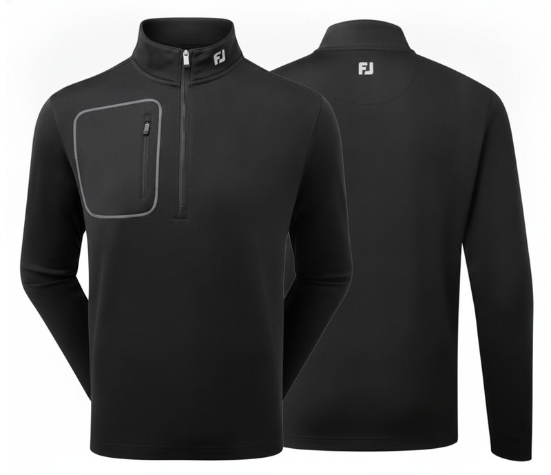 FootJoy ThermoSeries Texture Midlayer męska bluza, czarna