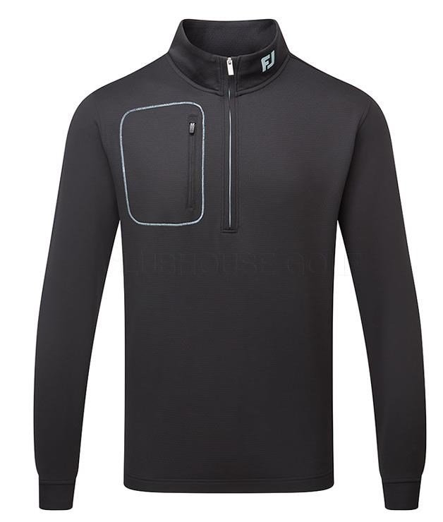 FootJoy ThermoSeries Texture Midlayer męska bluza, czarna
