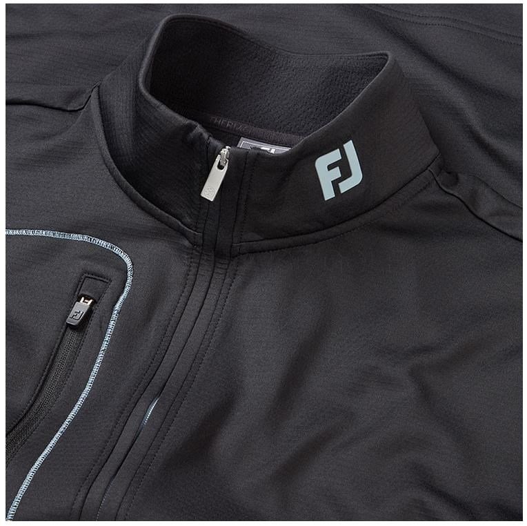 FootJoy ThermoSeries Texture Midlayer męska bluza, czarna