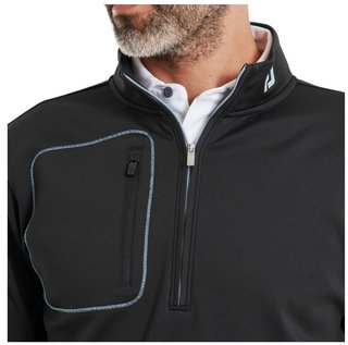 FootJoy ThermoSeries Texture Midlayer męska bluza, czarna