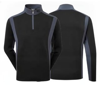 FootJoy ThermoSeries Blocked Midlayer męska bluza, czarno/szara
