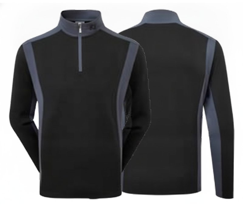 FootJoy ThermoSeries Blocked Midlayer męska bluza, czarno/szara