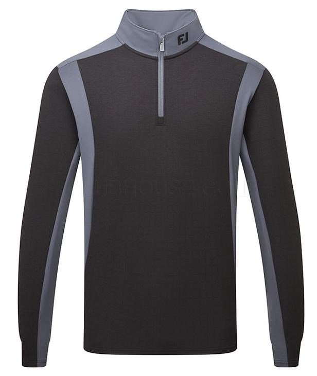FootJoy ThermoSeries Blocked Midlayer męska bluza, czarno/szara