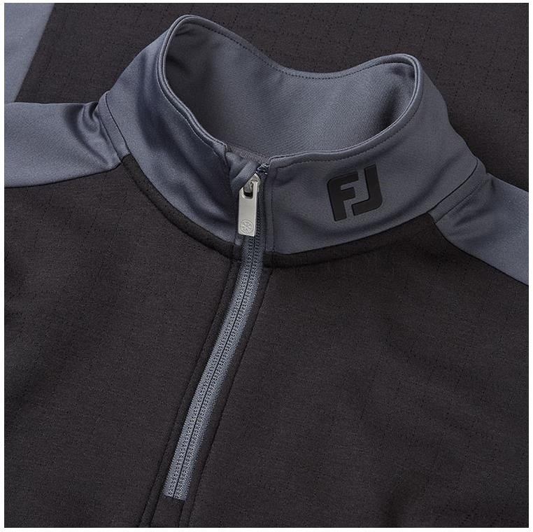 FootJoy ThermoSeries Blocked Midlayer męska bluza, czarno/szara