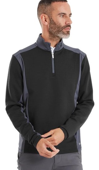 FootJoy ThermoSeries Blocked Midlayer męska bluza, czarno/szara